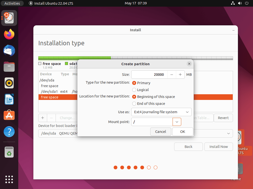 Root Partition